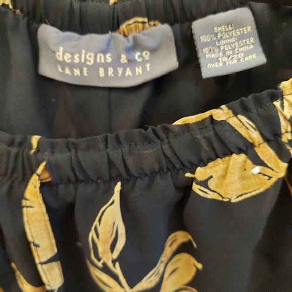 Lane Bryant Floral Drawstring Pants Size 18/20 - Picture 2 of 3